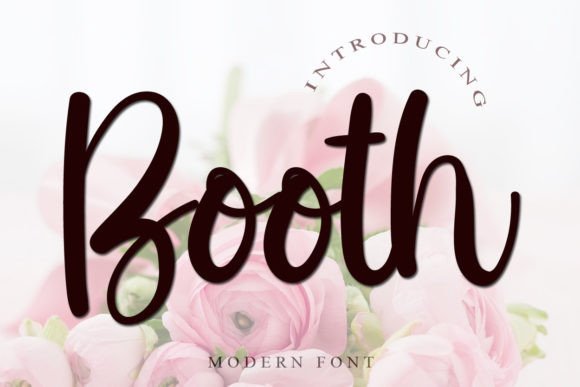 Booth Font Poster 1