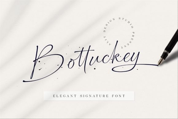 Bottuckey Font Poster 1