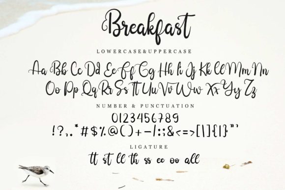 Breakfast Font Poster 7