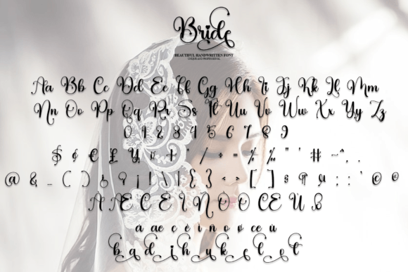 Bride Font Poster 6