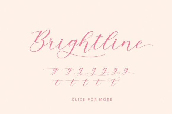 Brightline Font Poster 10