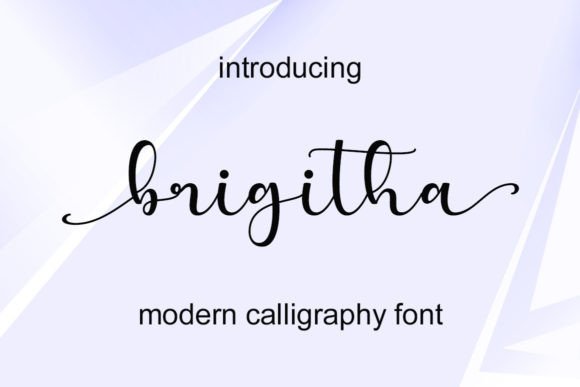 Brigitha Font Poster 1