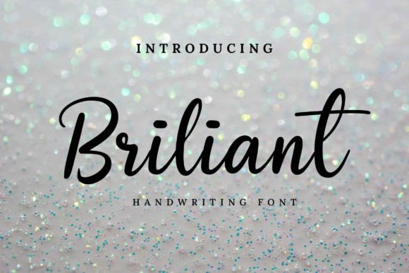 Briliant Font Poster 1