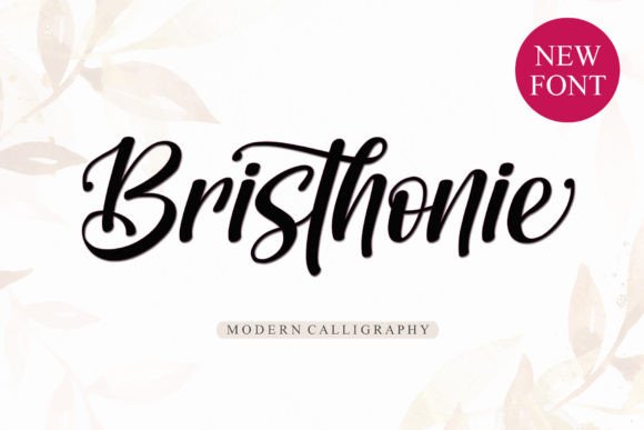 Bristhonie Font Poster 1