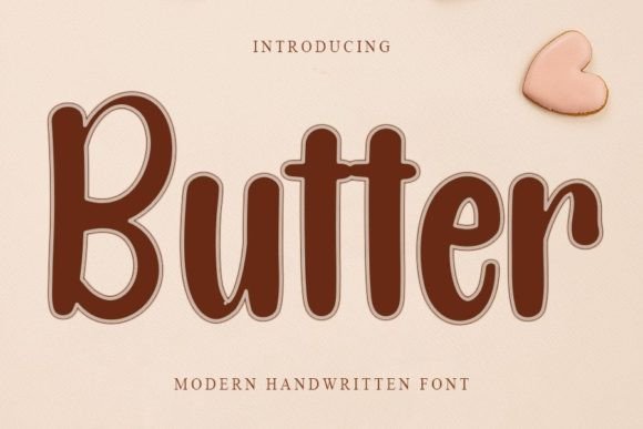 Butter Font Poster 1