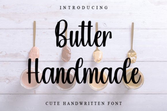 Butter Handmade Font