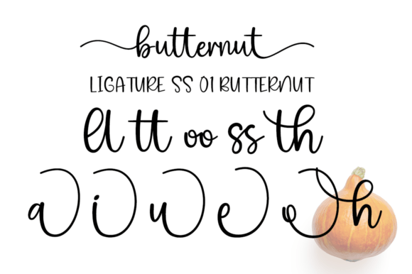 Butternut Font Poster 6