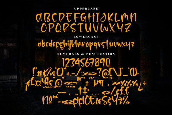 Caitozar Font Poster 13