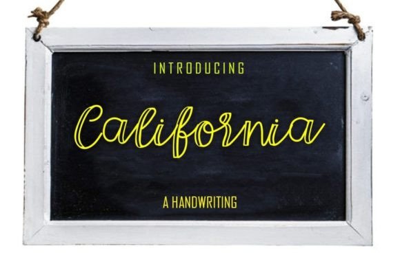 california lettering fonts tattoo