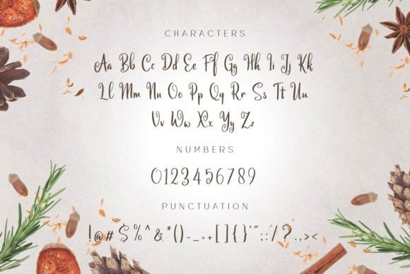 Calinastiya Font Poster 6