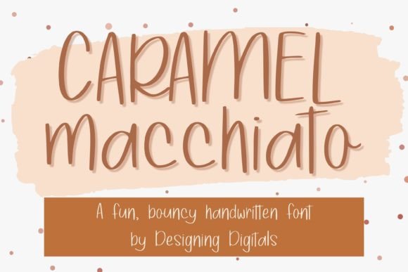 Caramel Macchiato Font Poster 1