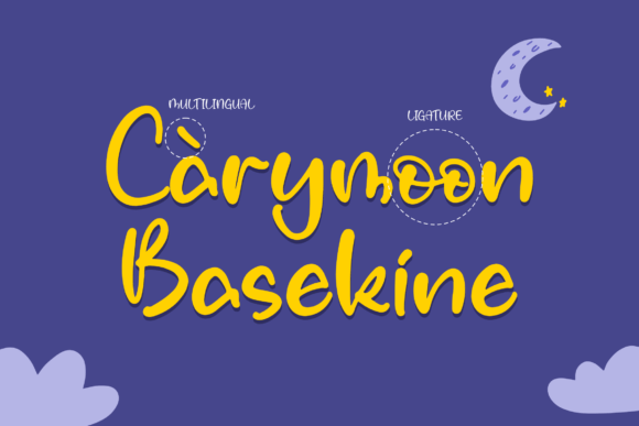 Carymoon Basekine Font Poster 12
