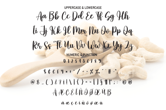 Cashew Font Poster 7