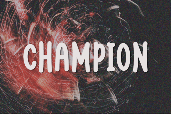 Champion Font Font Canyon