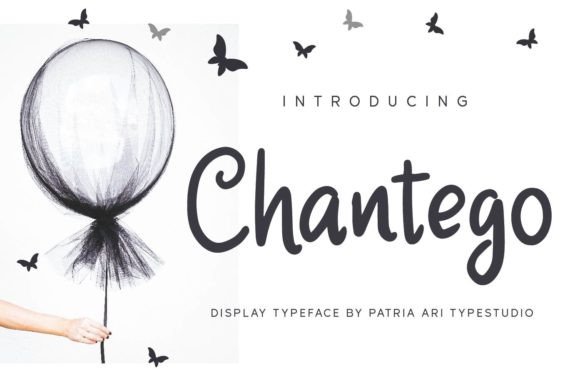 Chantego Font Poster 1