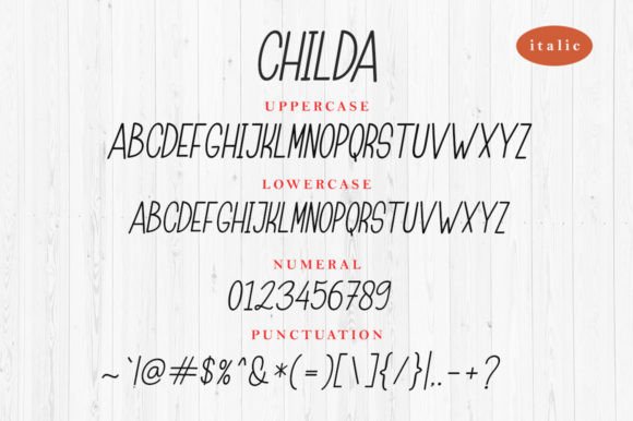 Childa Duo Font Poster 11