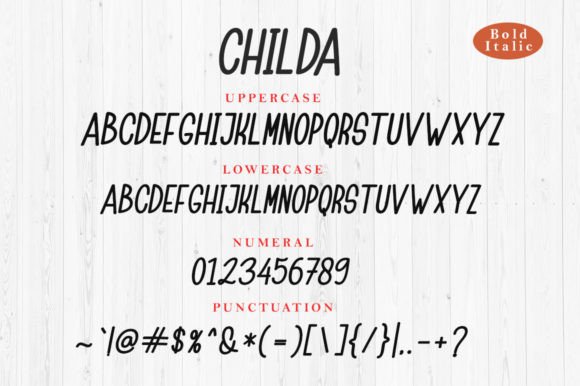 Childa Duo Font Poster 13