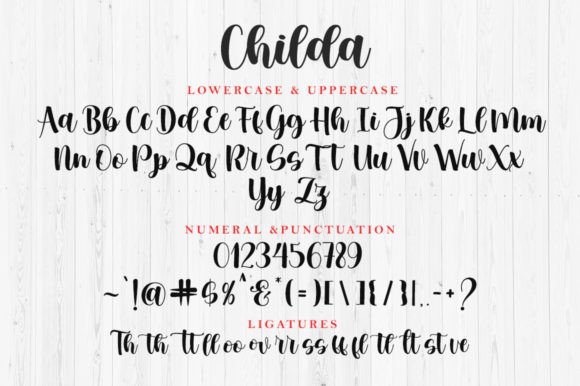 Childa Duo Font Poster 8