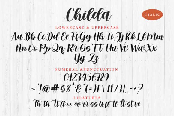 Childa Duo Font Poster 9