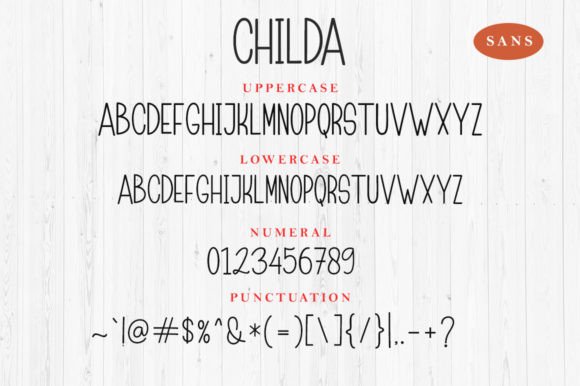 Childa Duo Font Poster 10