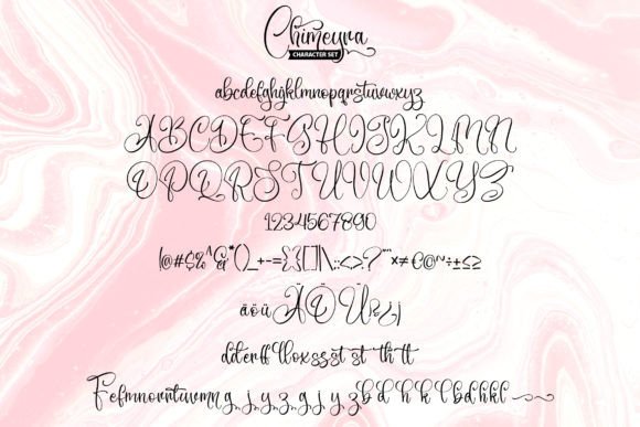 Chimeyra Font Poster 5