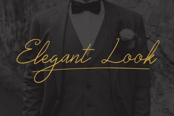 Chowgant Signature Font Poster 6