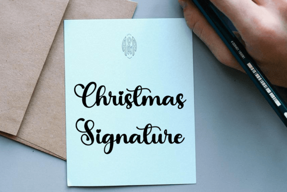 Christmas Font Poster 4