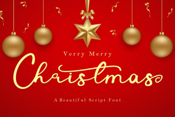 Christmas Font Poster 1