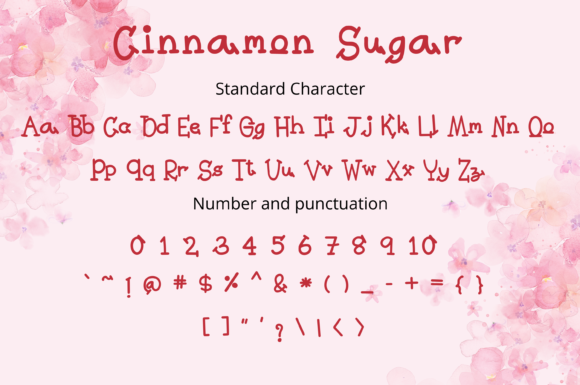 Cinnamon Sugar Font Poster 3