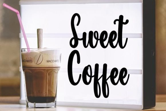 Coffee Font Poster 2