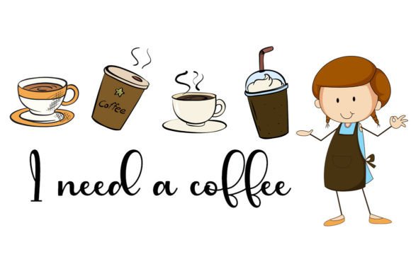 Coffee Break Font Poster 2