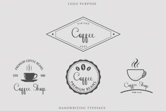 Coffee Latte Font Poster 5