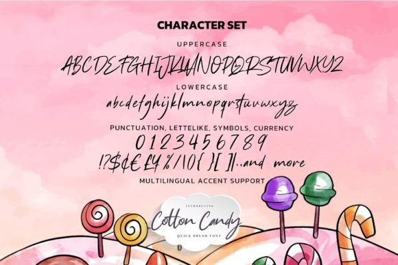 Cotton Candy Font Poster 6