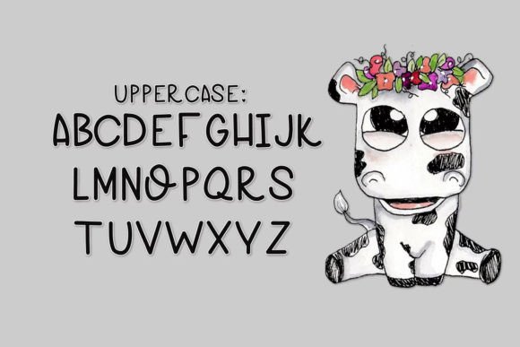 Cow Pies Font Poster 5