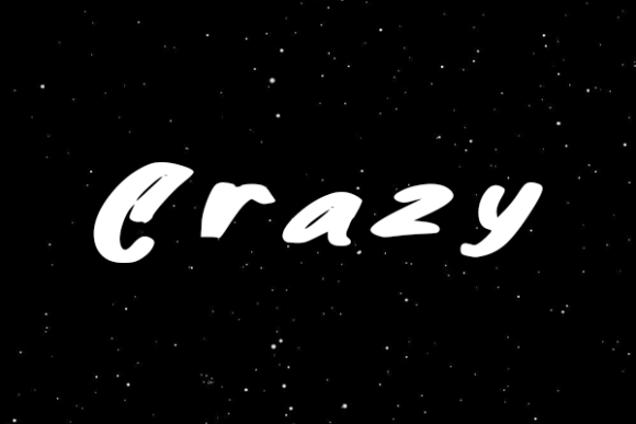 Crazy Font Poster 2