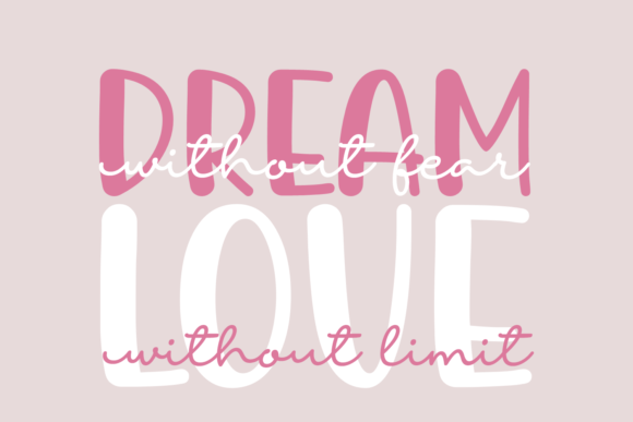 Creamy Sugary Font Poster 4