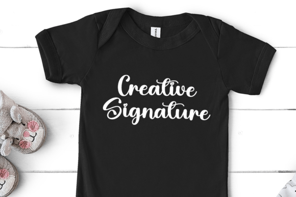 Creative Signature Font Poster 4