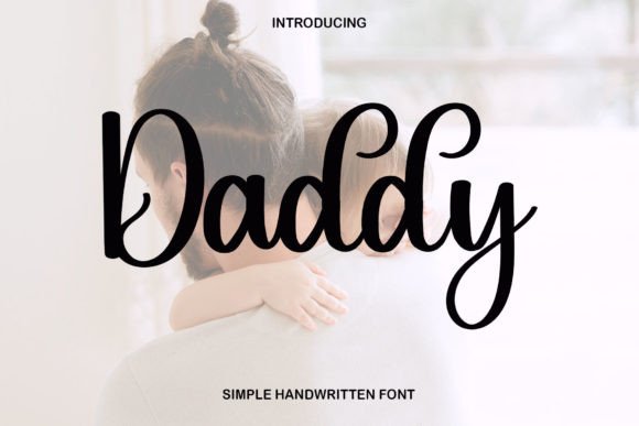 Daddy Font Poster 1