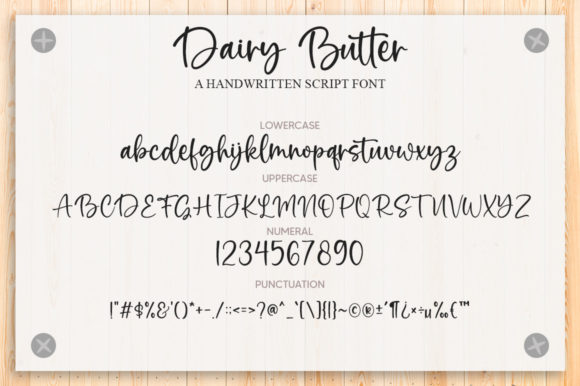 Dairy Butter Font Poster 5