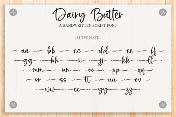 Dairy Butter Font Poster 6