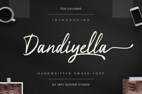 Dandiyella Font Poster 1