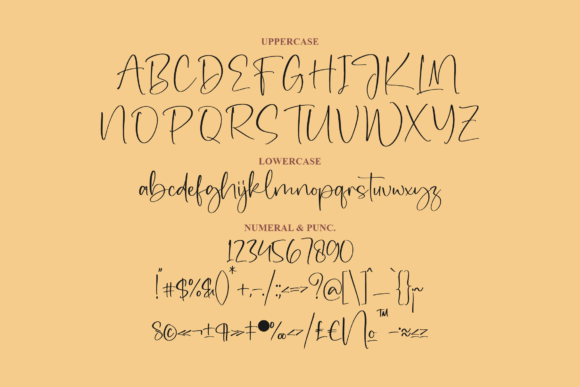 Dangella Font Poster 13