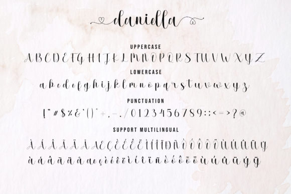 Daniella Font Poster 6