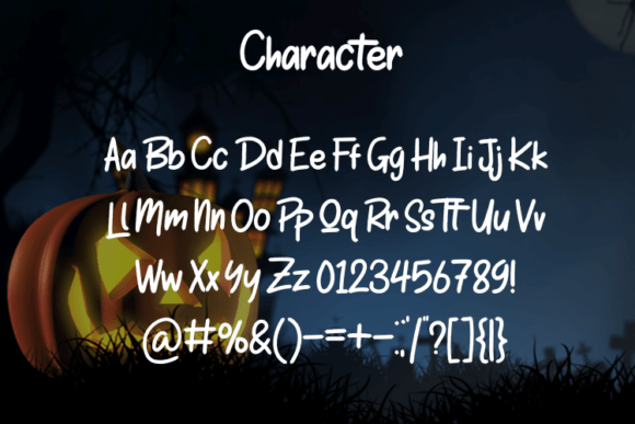 David Halloween Font Poster 2