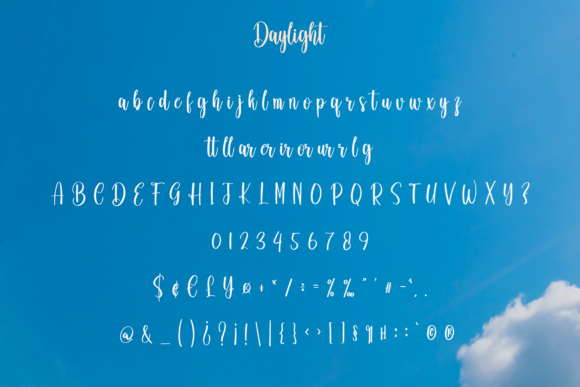 Daylight Font Poster 6