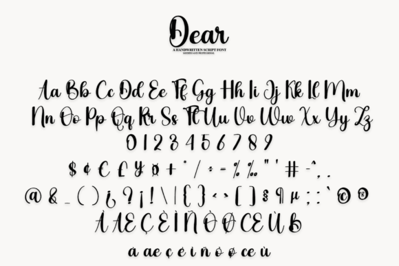 Dear Font Poster 6