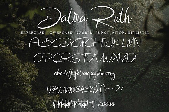 Delira Ruth Font Poster 11