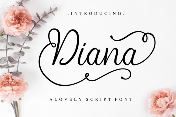 Diana Font Poster 1