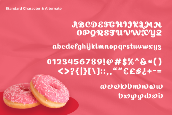 Donut Catchy Font Poster 7