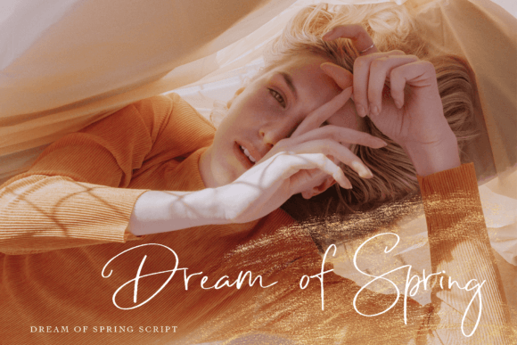 Dream of Spring Font Poster 5